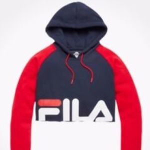 Fila Luciana Cropped Hoodie sz medium